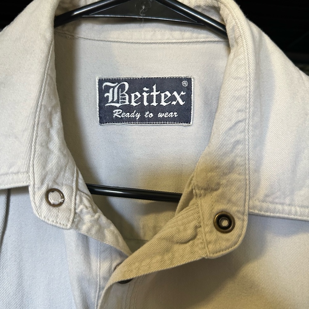 Women's Cream Button Down Shirt